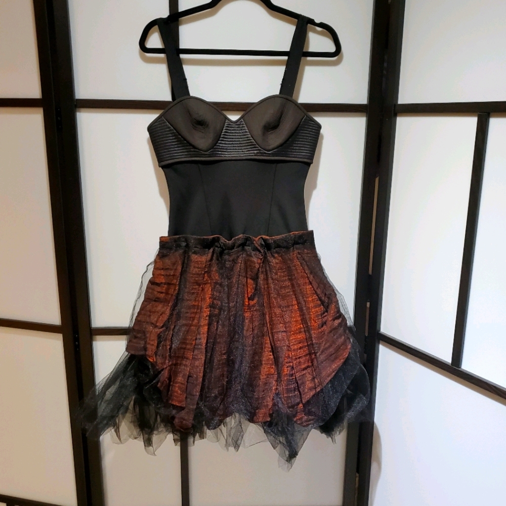 Max Azria Tutu Dress with Bustier